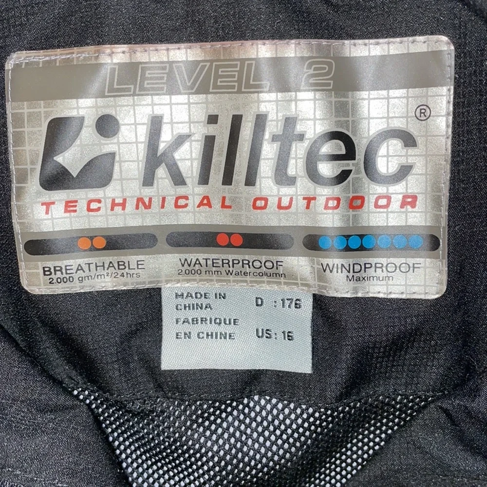 Killtec Level 2 Lightweight Jacket front zip Shell - Picture 6 of 10